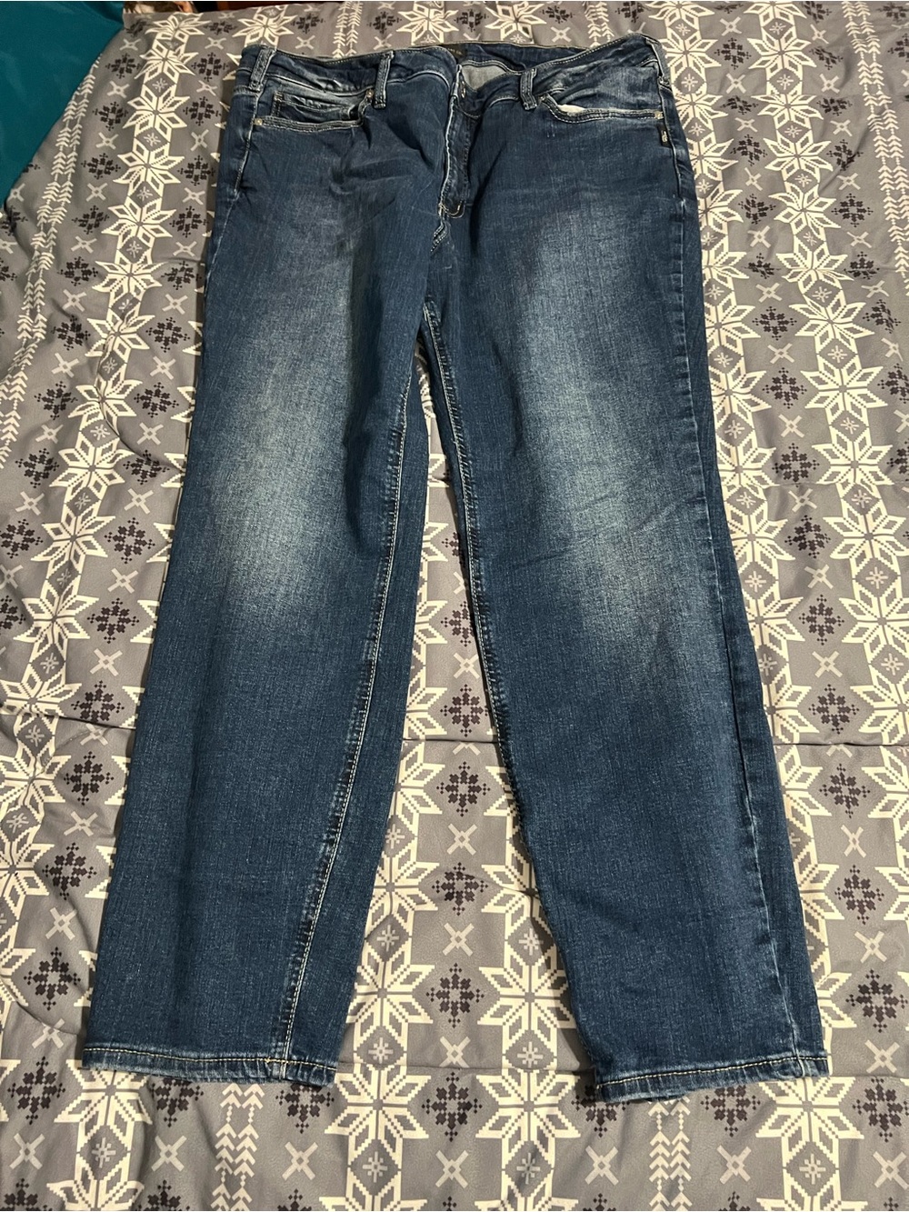 Silver Jeans Dark Blue Straight-Leg Women's Jeans